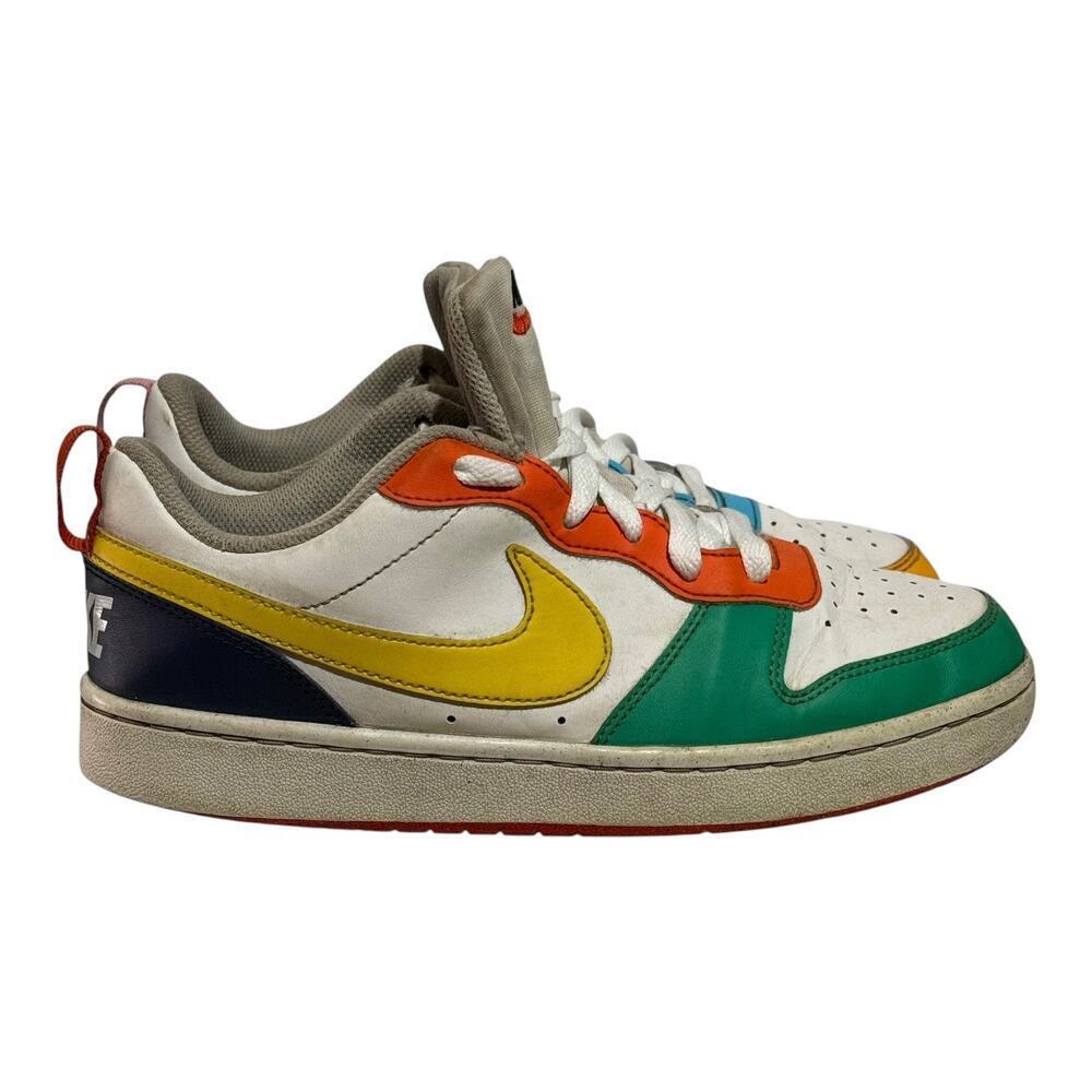 Nike Dunk Low GS Multi Color Swoosh Logo FQ8373=902 Women's Size 7.5 Pastel Shoe